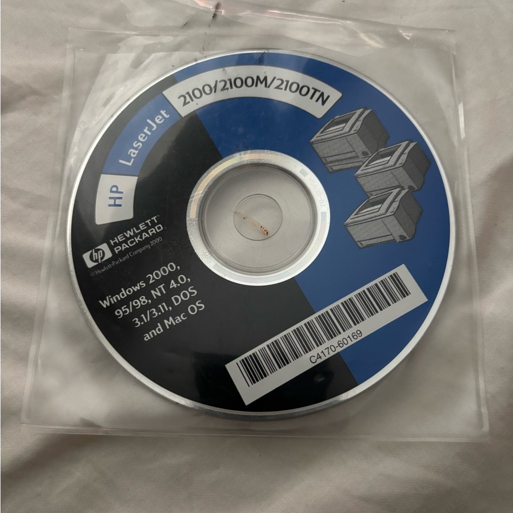 HP LaserJet Driver CD - for Windows 2000 / 95/98/NT 4.0 / 3.1/ DOS/ mac os